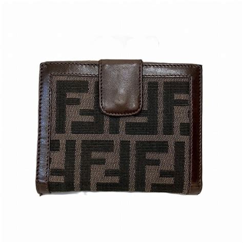 fendi wallet zucca|Fendi bifold wallet.